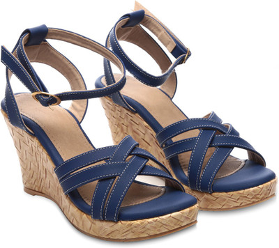 

Nell Women Blue Wedges