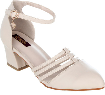 

Shuz Touch Women OFF WHITE Heels