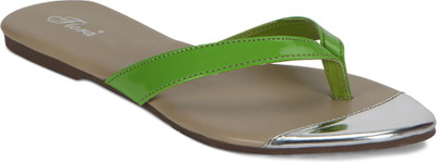 

Flora Women 12, GREEN Flats