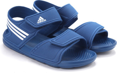 

ADIDAS Boys & Girls Sports Sandals, Eqtblu/ftwwht/ftwwht