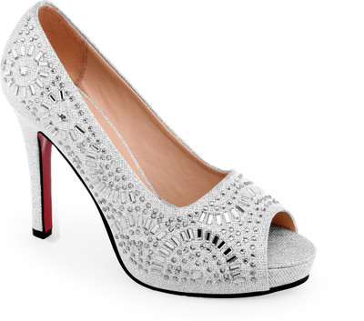 

Shuz Touch Women SILVER Heels