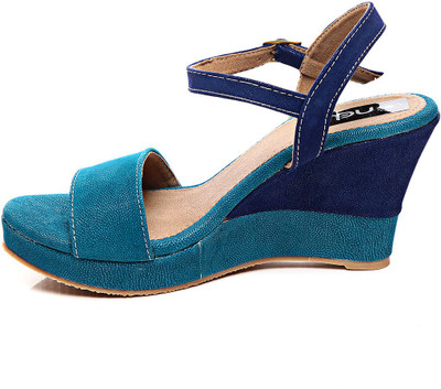 

Nell Women Blue Wedges
