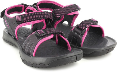 

REEBOK Women GRAVEL/ ELECTRO PINK Sports Sandals