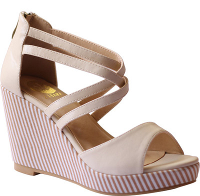 

Kanabis Women Biege Wedges