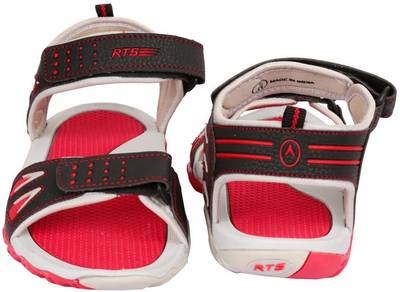 RTS Men Black/Red Sandals