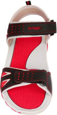 RTS Men Black/Red Sandals