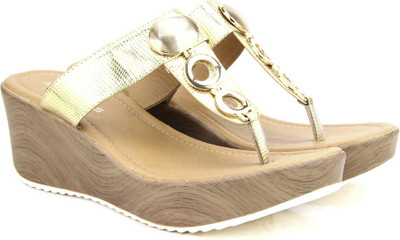 

Addons Women GOLD Wedges
