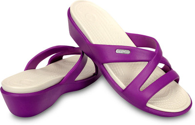 

Crocs Women Purple Wedges