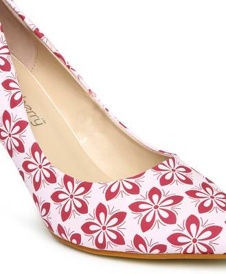 Dressberry Women WHITE.BABY PINK Heels
