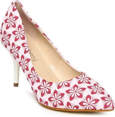 Dressberry Women WHITE.BABY PINK Heels