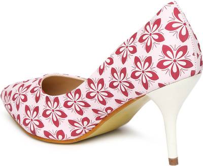Dressberry Women WHITE.BABY PINK Heels