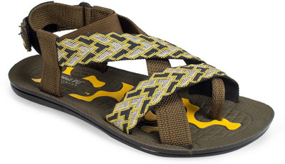 

Rajdoot Men Yellow Sports Sandals