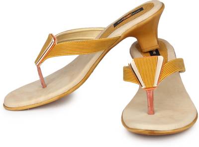 Shezone Women Yellow Heels