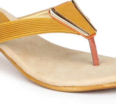 Shezone Women Yellow Heels