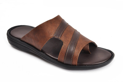 WeDeshi Men Brown Flats