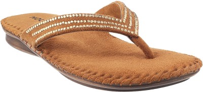 MOCHI Women Flats(Tan , 39)