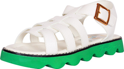 

Ole Baby Boys Sports Sandals, White::green