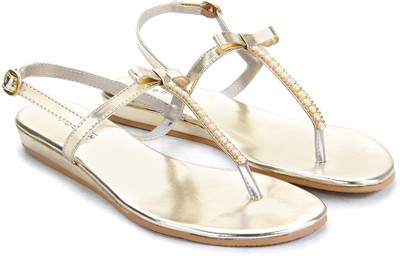

FootIn Women Gold Flats