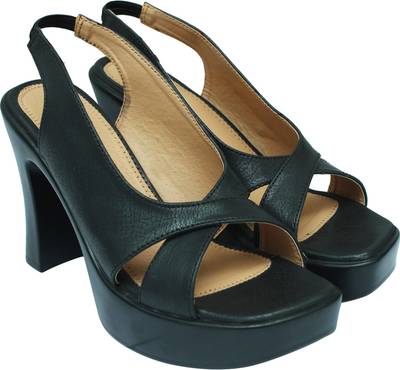 Lily Women Black Heels