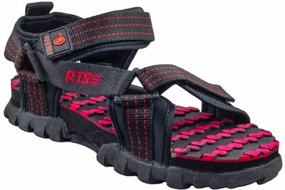 

RTS Men Black Sandals