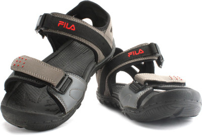 

Fila Men BLK/RD Sports Sandals