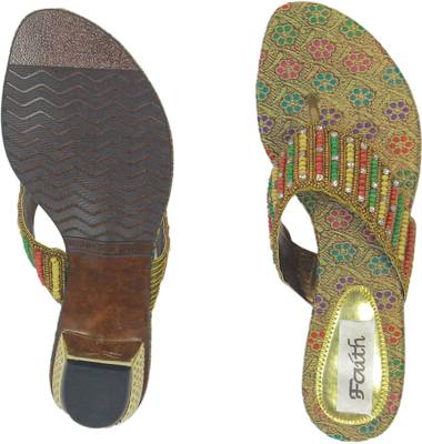 Faith Women Gold Heels