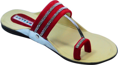 

Belly Ballot Women Red Flats