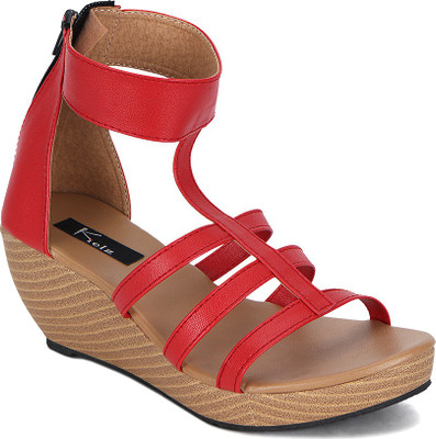 

Kielz Women Red Wedges