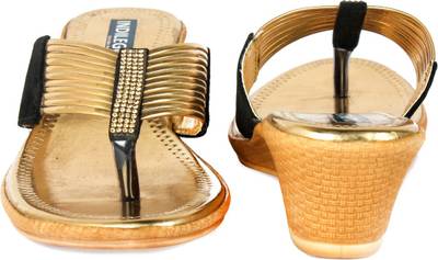 Indilego Women GOLDEN Heels