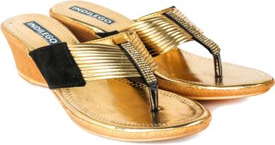 Indilego Women GOLDEN Heels