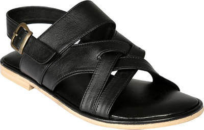 

Shoe Bazar Men Black Sandals