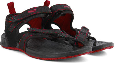 

Puma Men black-high risk red Sports Sandals