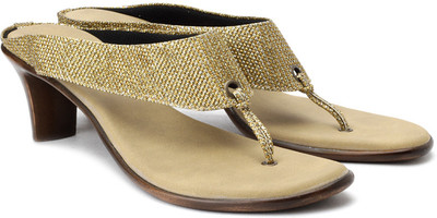 

Inc.5 Women Antique Gold Heels