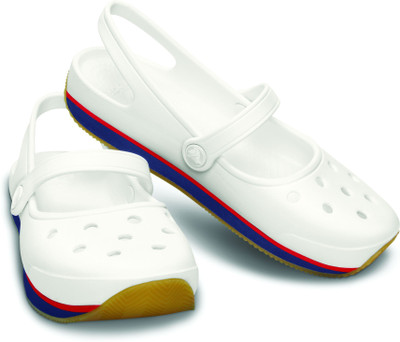 Crocs Women White Sandals