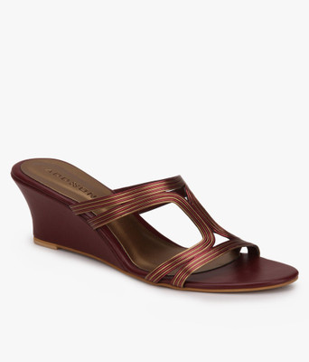 

Addons Women Maroon Wedges