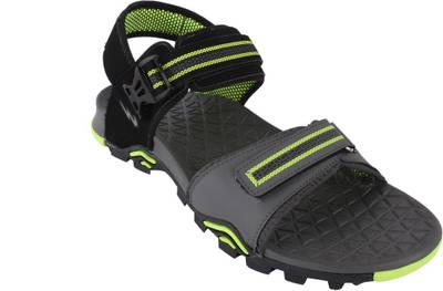 Campus Men Black Sandals