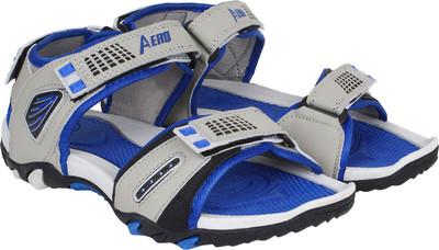 

Aero Men BLK::BLU::LGRY Sandals