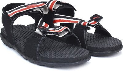 

Puma Men Puma Black-Limestone-High Risk Red Sports Sandals