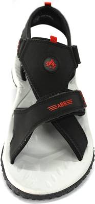 ABS Men BLACK/RED Sandals