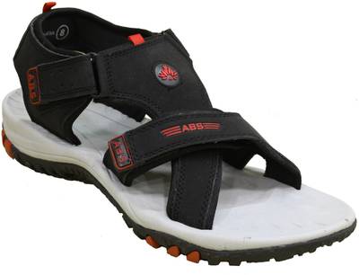 ABS Men BLACK/RED Sandals