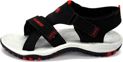 ABS Men BLACK/RED Sandals