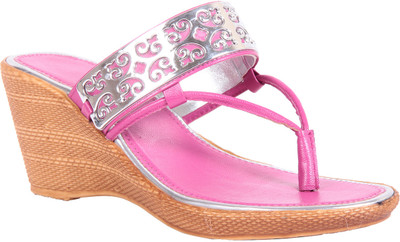 

Adorn Women Pink Wedges