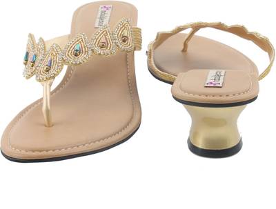 Indulgence Women Gold Heels