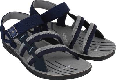 Oricum Men Grey &amp; Blue Sandals