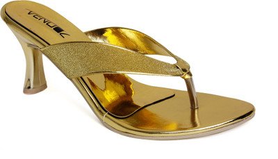 

Vendoz Women Golden Heels