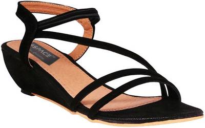 Space Women Black Heels