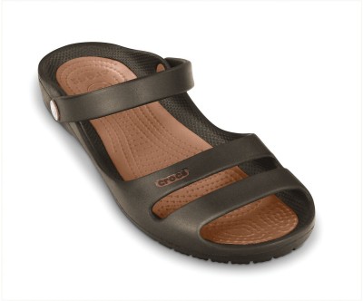 CROCS Cleo Women Sports Sandals(Brown , 3 UK/India)