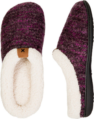 Dearfoams Women Purple Flats