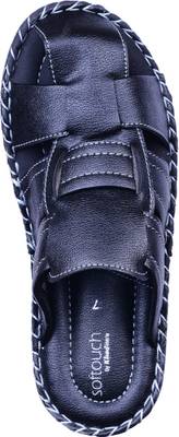 Khadim's Men Black Sandals