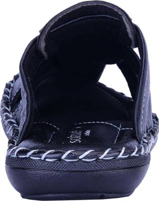 Khadim's Men Black Sandals